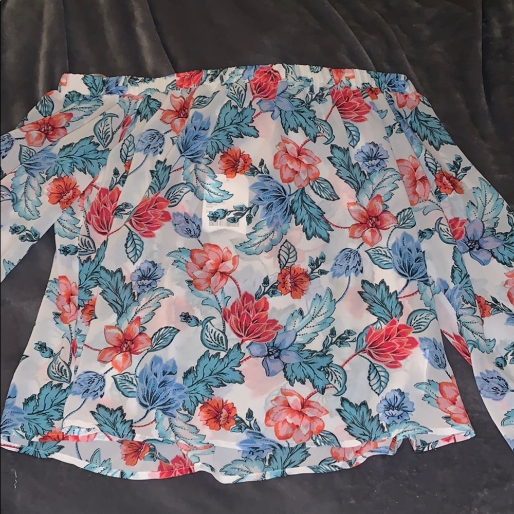 off the shoulder shirt